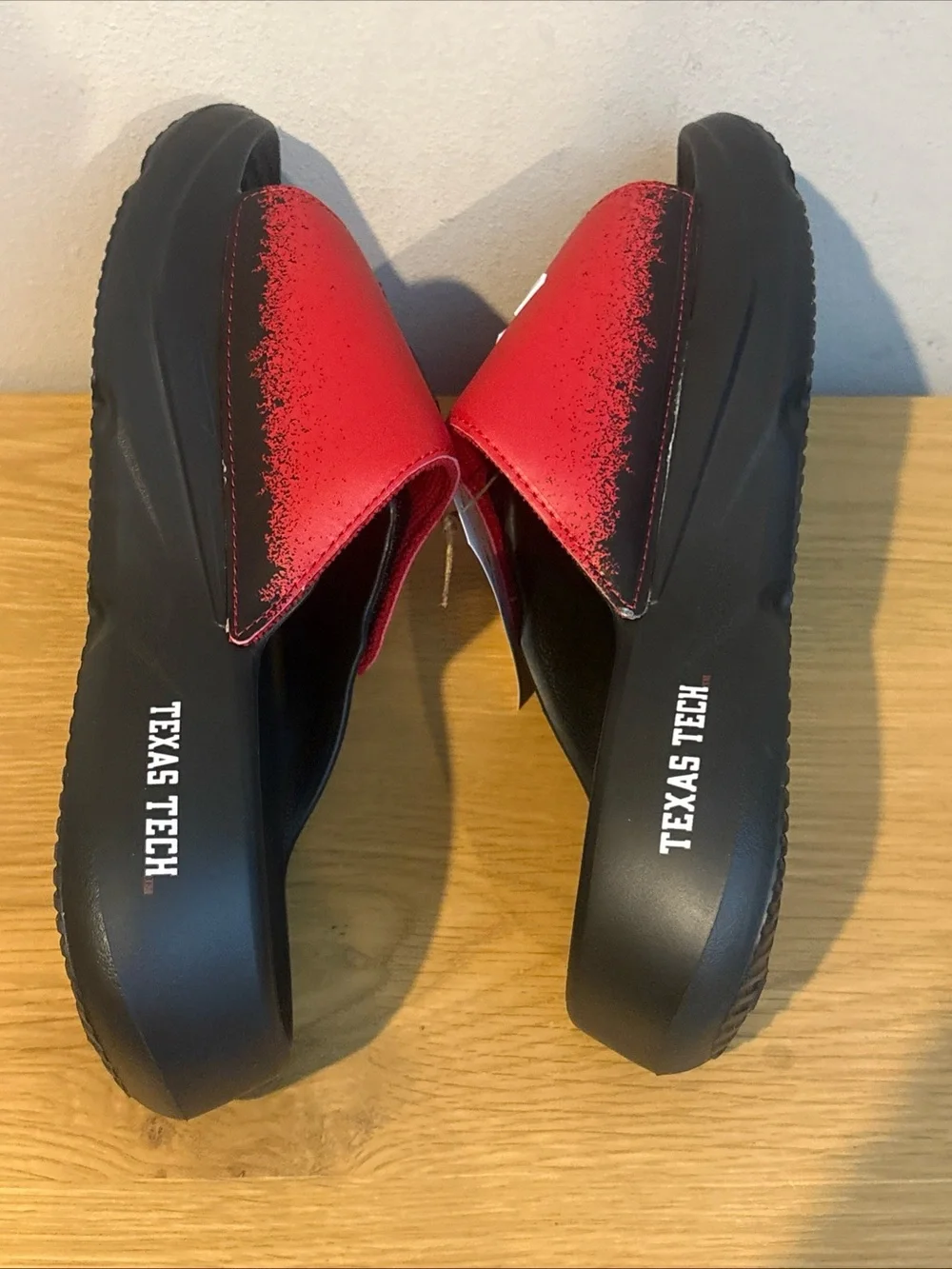 Adidas Texas Tech Red Raiders LIghtblaze Slides Sandals Men’s Size 10 NEW